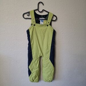 Columbia Adventure Ride Bib Size 4T Ski Snow Winter Outdoors Neon